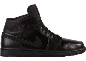 Giày Nike Air Jordan 1 Retro Mid Black 554724-030
