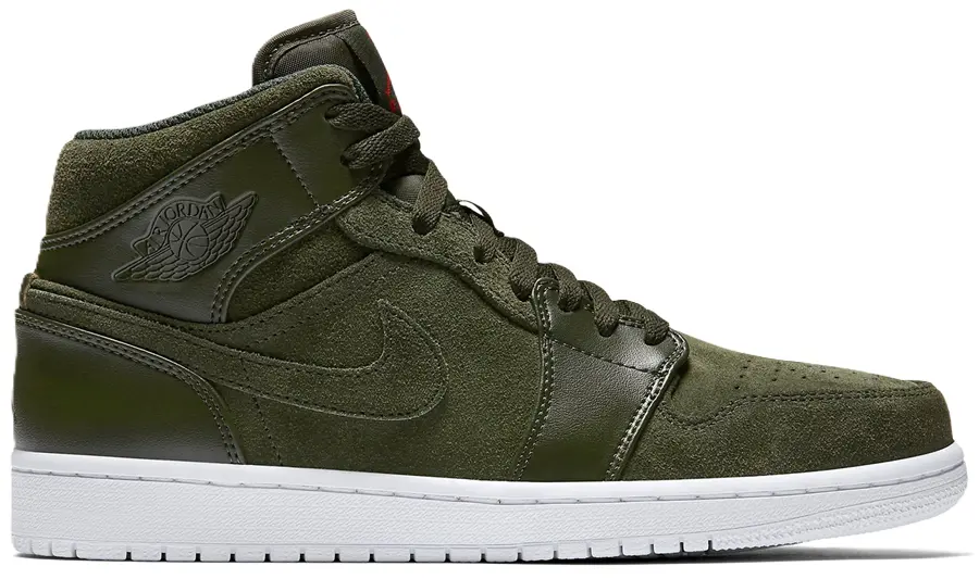 Giày Nike Air Jordan 1 Retro Mid Sequoia 554724-302