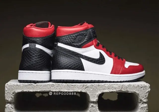 Giày Nike Jordan 1 Retro High Satin Snake Chicago (W) CD0461-601 - Ảnh 6