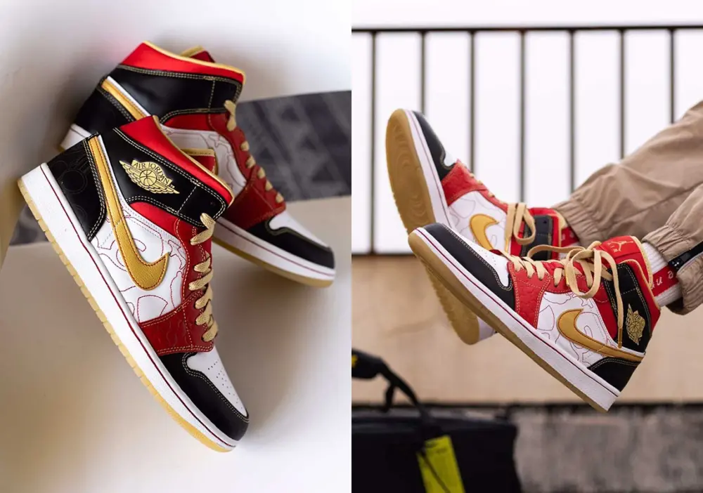 Giày Nike Air Jordan 1 Mid SE GC 'XQ 2022' DV0576-176 - Ảnh 3