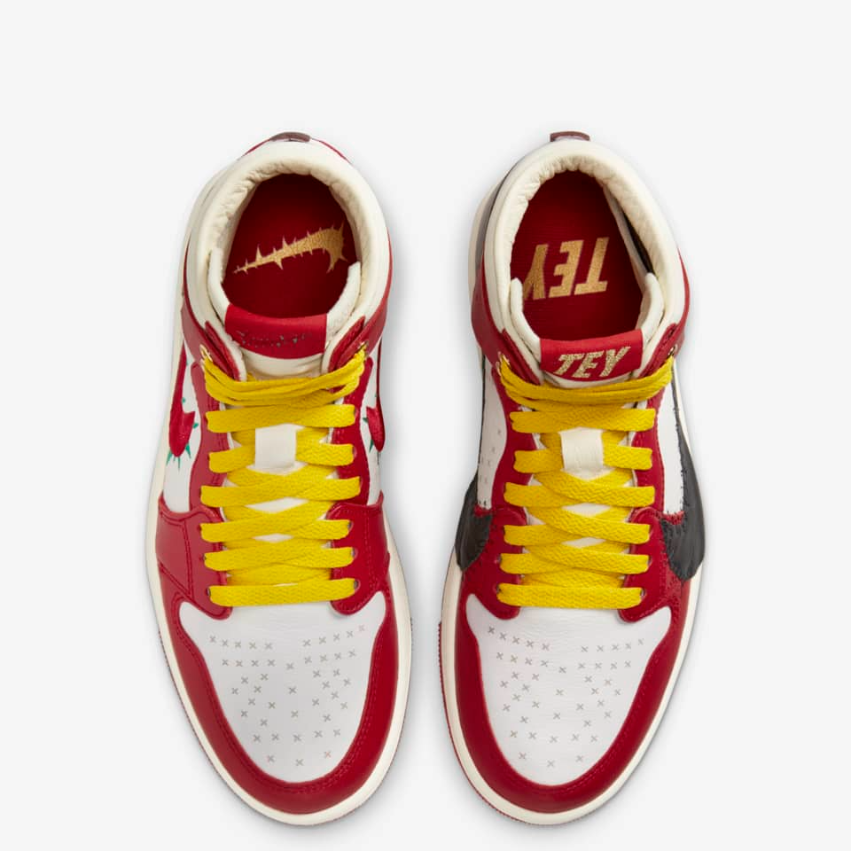 Giày Nike Teyana Taylor x Air Jordan 1 Zoom CMFT 2 'A Rose From Harlem' FJ0604-601 - Ảnh 5