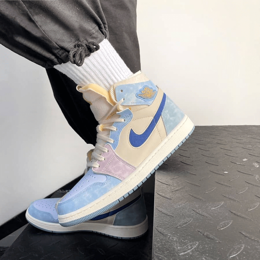 Giày Nike Air Jordan 1 High Zoom CMFT ‘Celestine Blue’ DQ5091-041 - Ảnh 4