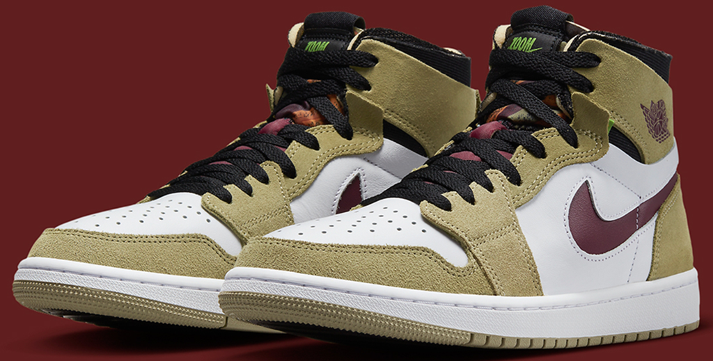 Giày Nike Air Jordan 1 Zoom 'Neutral Olive' CT0978-203 - Ảnh 3