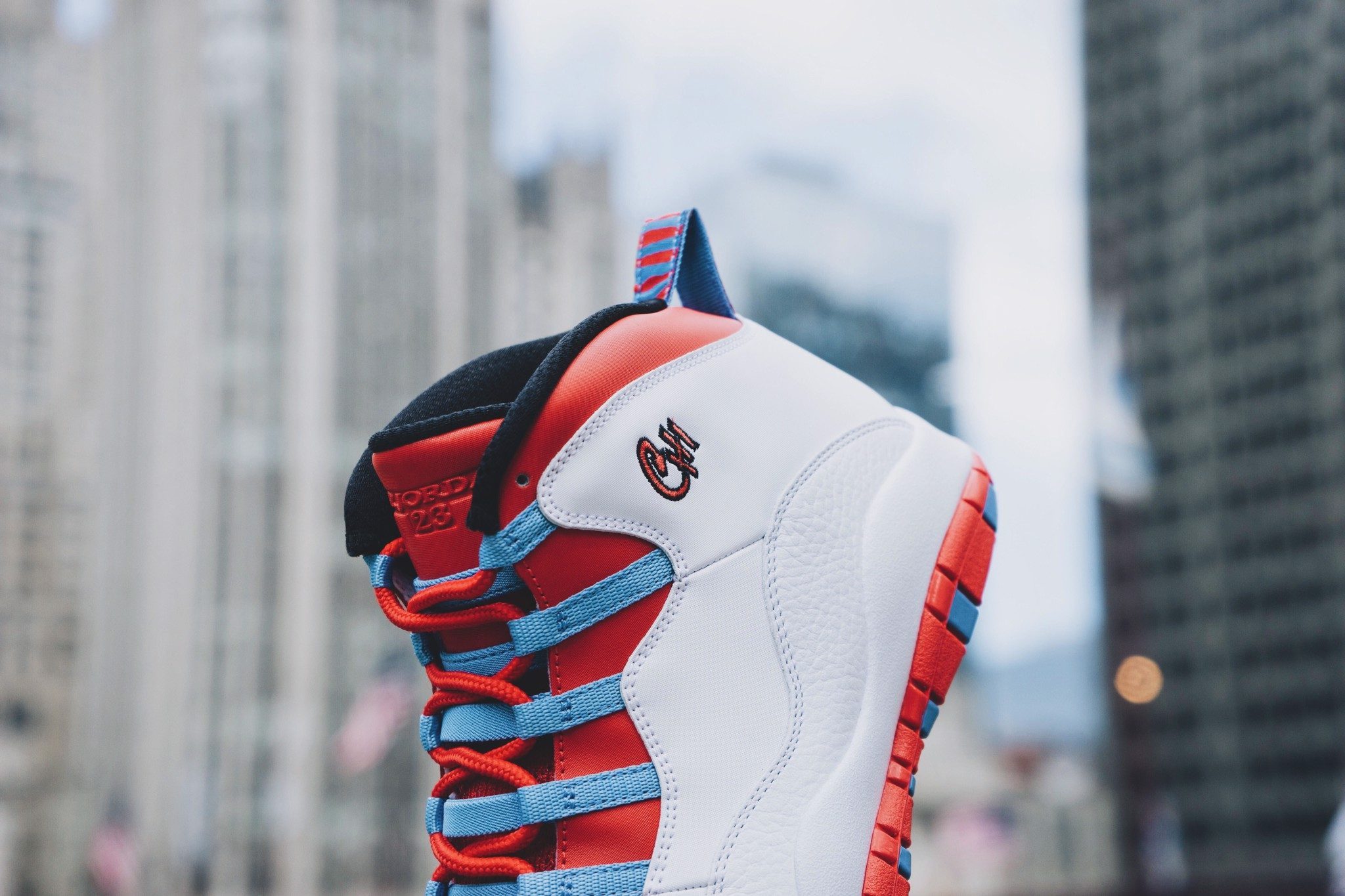 Giày Nike Air Jordan 10 'Chicago' 2016 310805-114 - Ảnh 9
