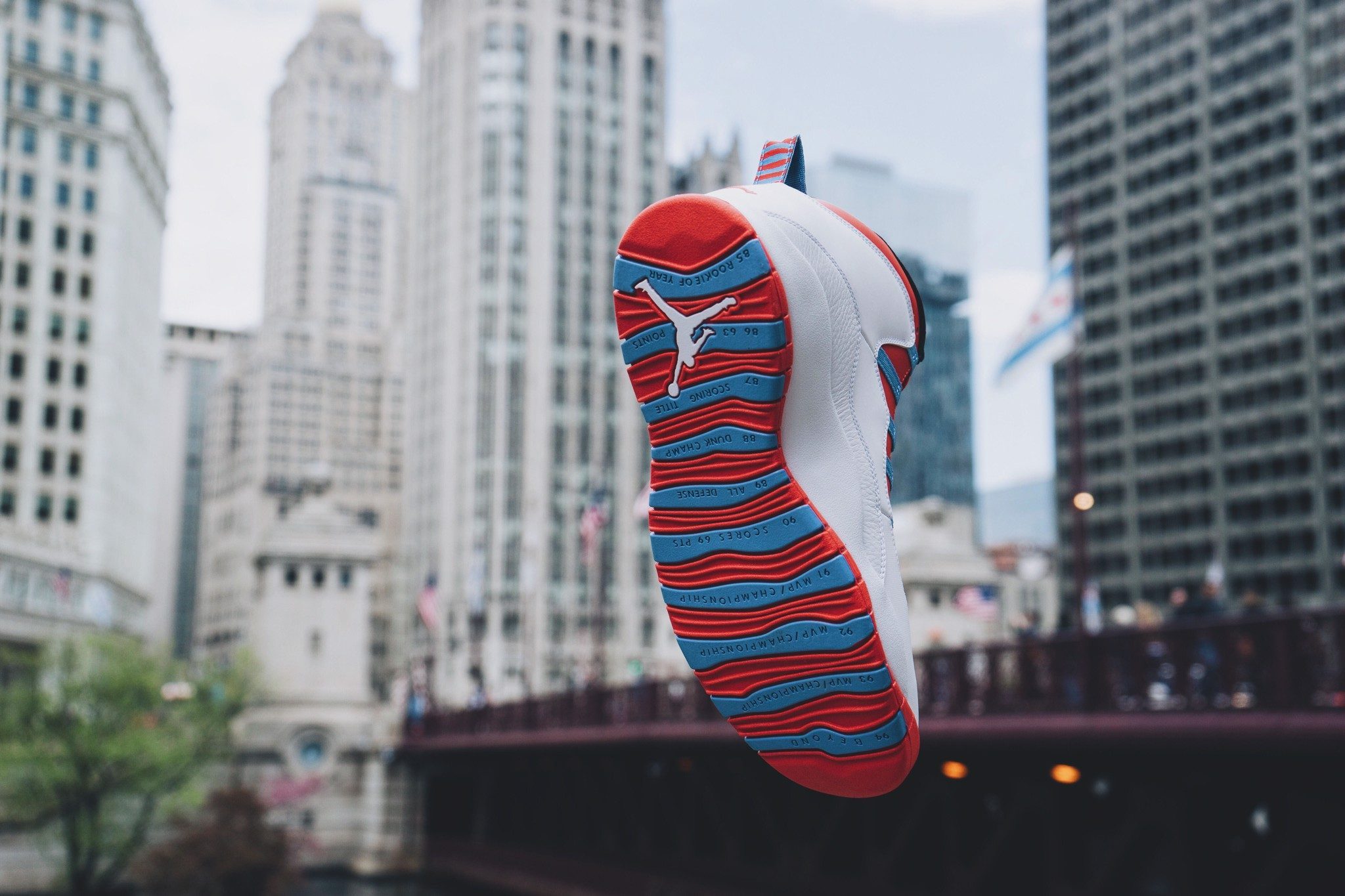 Giày Nike Air Jordan 10 'Chicago' 2016 310805-114 - Ảnh 8