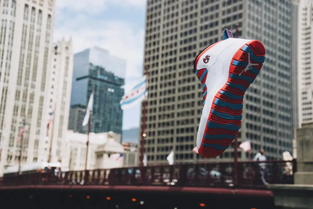 Giày Nike Air Jordan 10 'Chicago' 2016 310805-114 - Ảnh 7