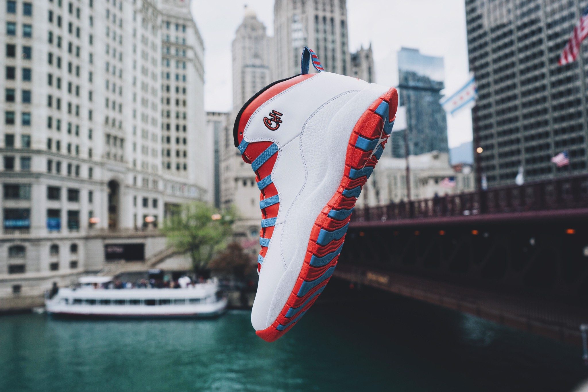 Giày Nike Air Jordan 10 'Chicago' 2016 310805-114 - Ảnh 6