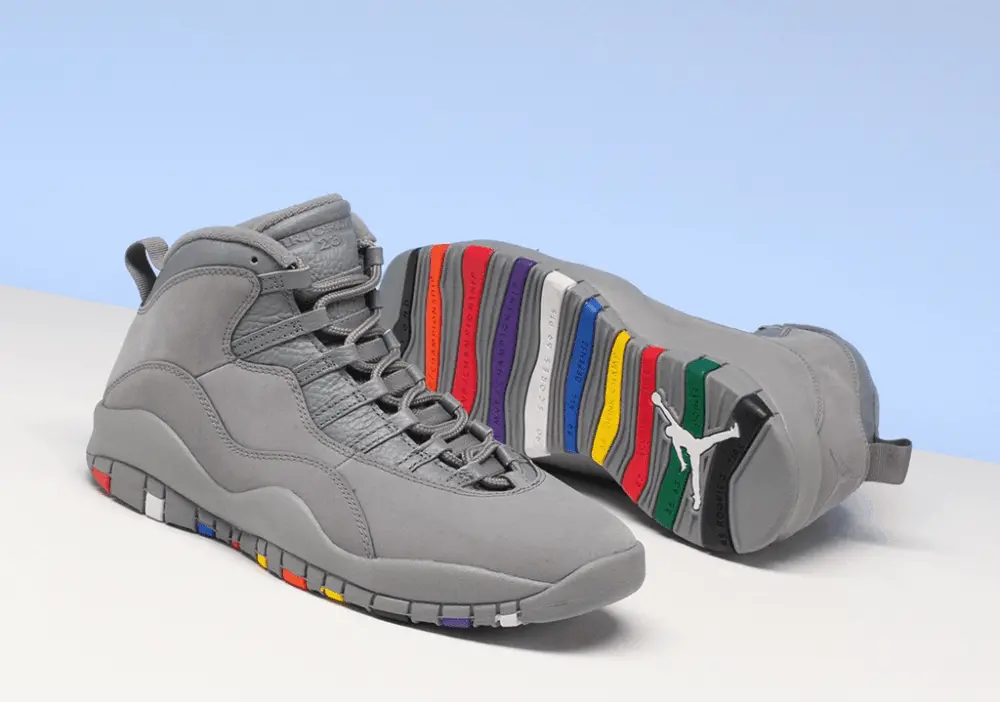 Giày Nike Air Jordan 10 Retro 'Cool Grey' 2018 310805-022 - Ảnh 4