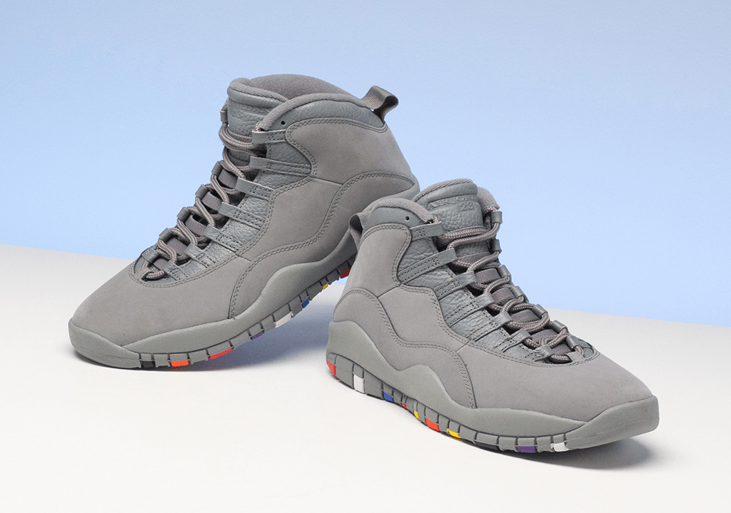 Giày Nike Air Jordan 10 Retro 'Cool Grey' 2018 310805-022 - Ảnh 2