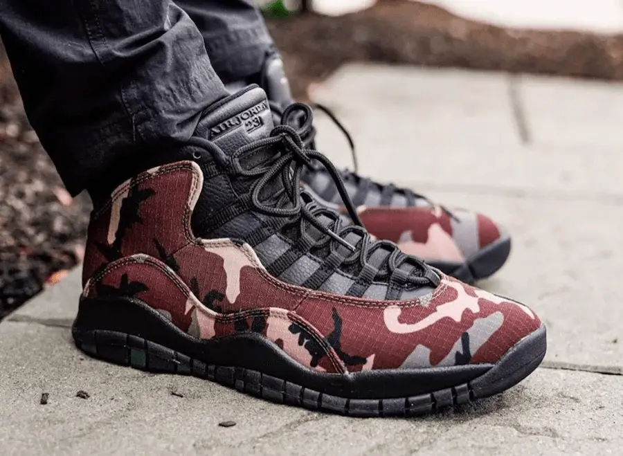 Giày Nike Air Jordan 10 Retro 'Woodland Camo' 310805-201 - Ảnh 3