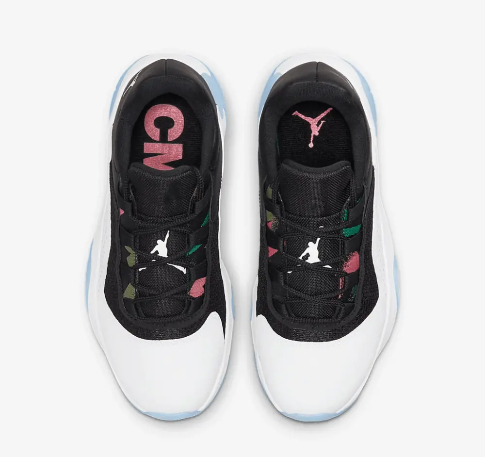 Alternative view of Giày Nike Air Jordan 11 CMFT Low GS 'White Black' CZ0907-104
