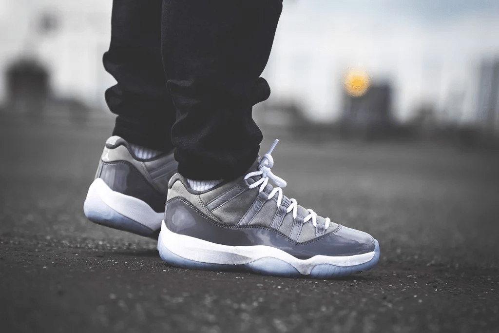 Giày Nike Air Jordan 11 Retro Low BG 'Cool Grey' 528896-003 - Ảnh 3