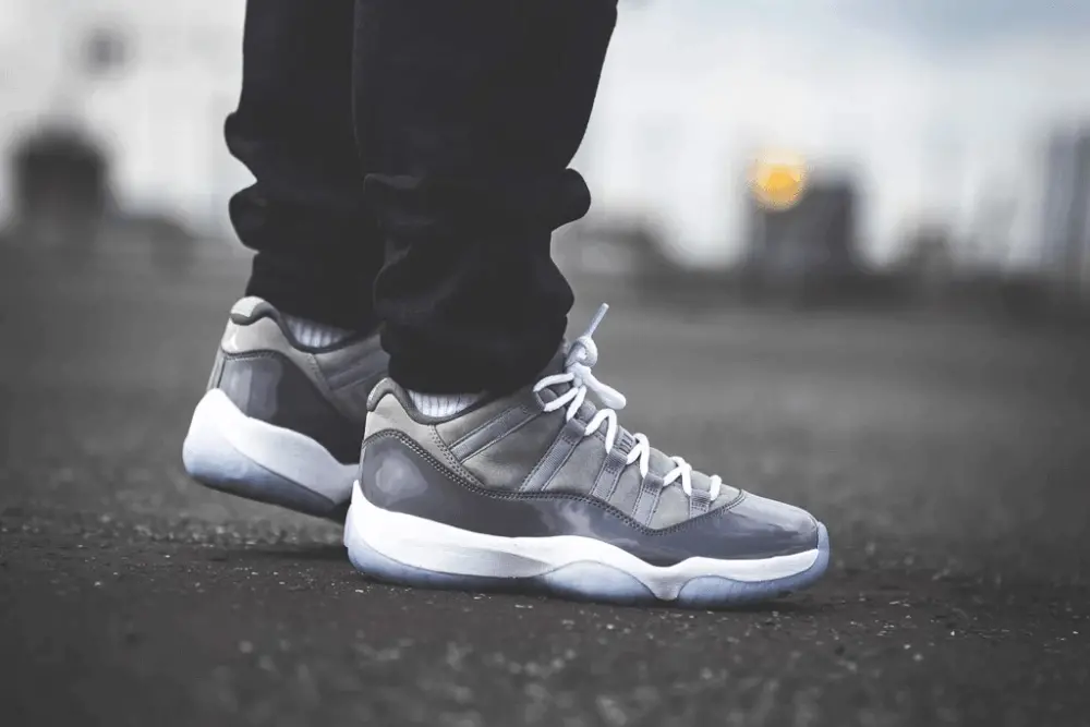 Giày Nike Air Jordan 11 Retro Low BG 'Cool Grey' 528896-003 - Ảnh 3