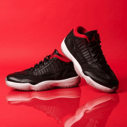 Giày Nike Air Jordan 11 Retro Low IE 'Bred' 2021 919712-023 - Ảnh 3