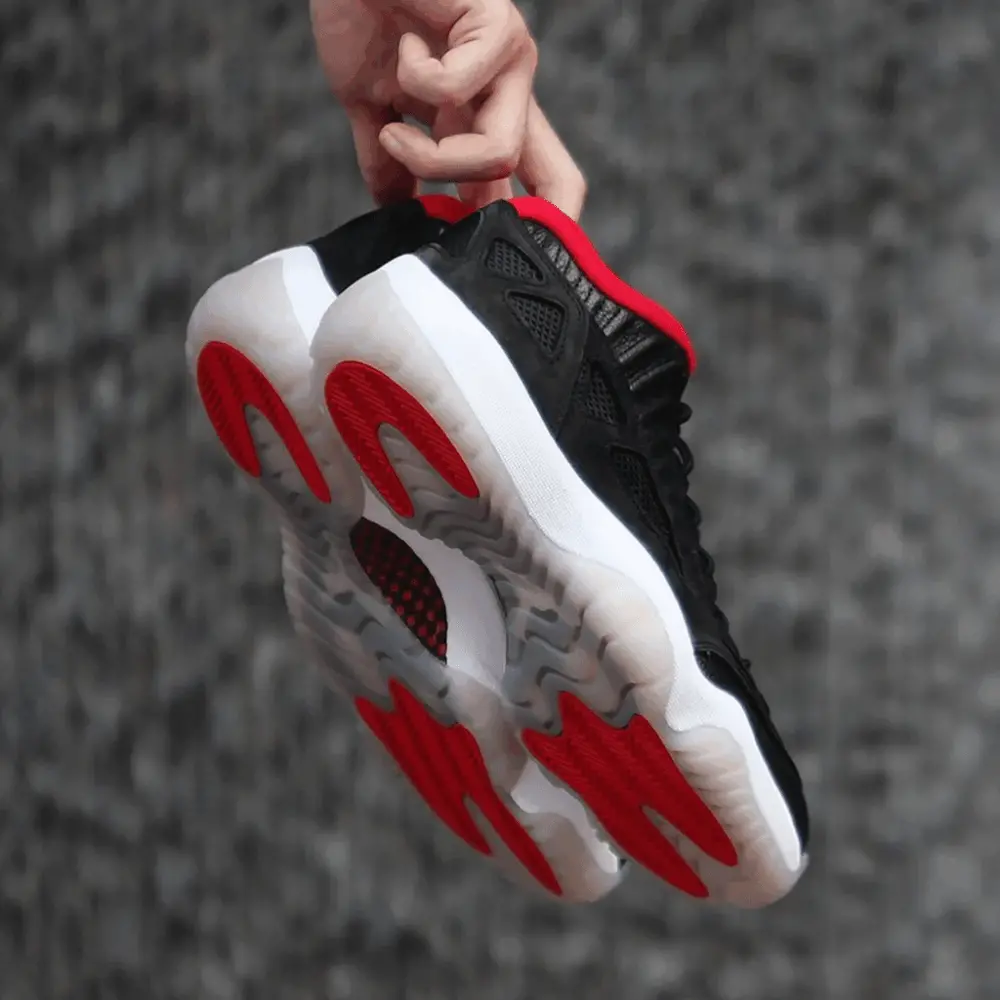 Giày Nike Air Jordan 11 Retro Low IE 'Bred' 2021 919712-023 - Ảnh 4