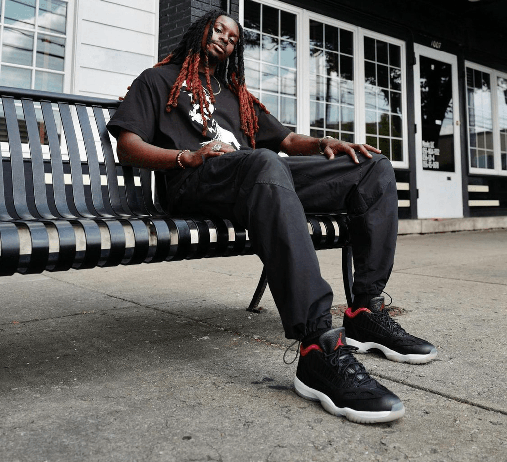 Giày Nike Air Jordan 11 Retro Low IE 'Bred' 2021 919712-023 - Ảnh 7