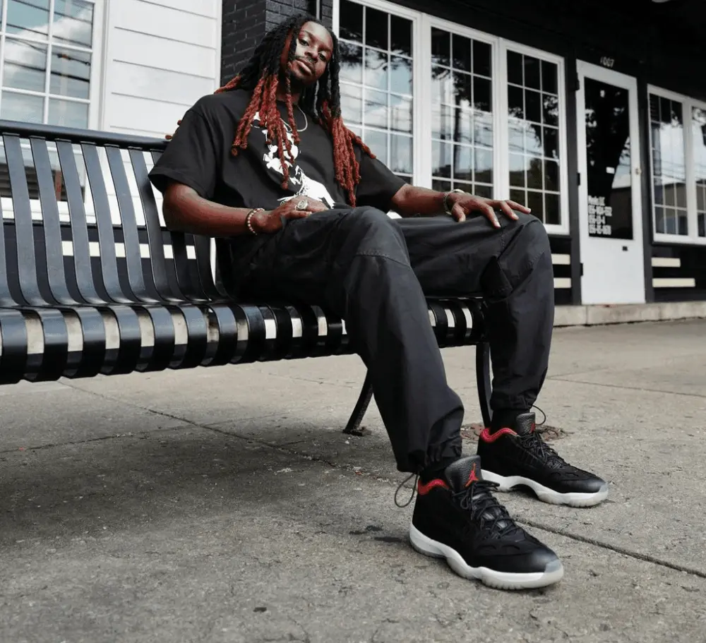 Giày Nike Air Jordan 11 Retro Low IE 'Bred' 2021 919712-023 - Ảnh 7