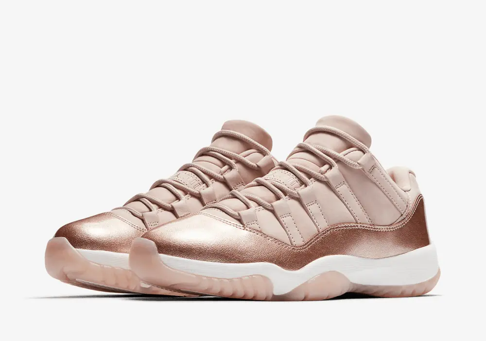 Giày Nike Wmns Air Jordan 11 Low 'Rose Gold' AH7860-105 - Ảnh 6