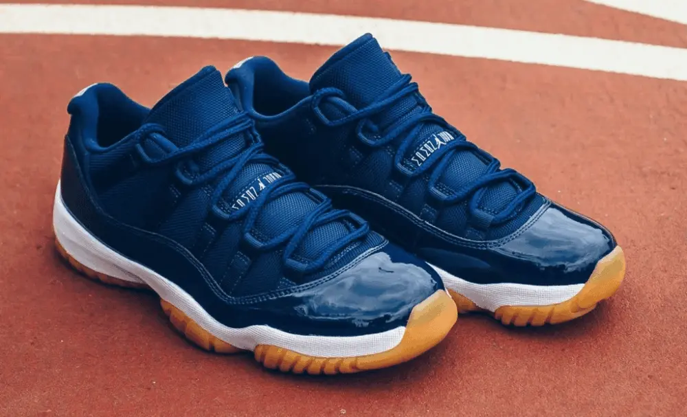 Giày Nike Air Jordan 11 Retro Low 'Navy Gum' 528895-405 - Ảnh 7