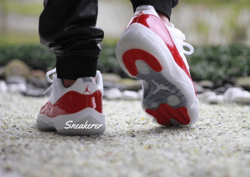 Giày Nike Air Jordan 11 Retro Low 'Cherry' 2016 528895-102 - Ảnh 5