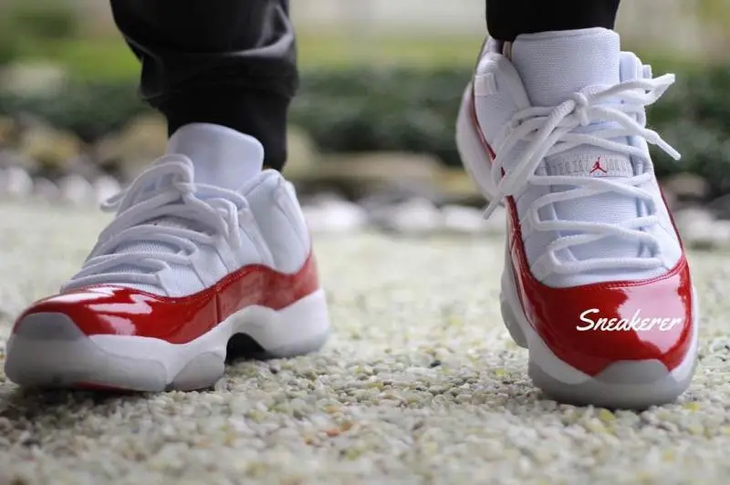 Giày Nike Air Jordan 11 Retro Low 'Cherry' 2016 528895-102 - Ảnh 3