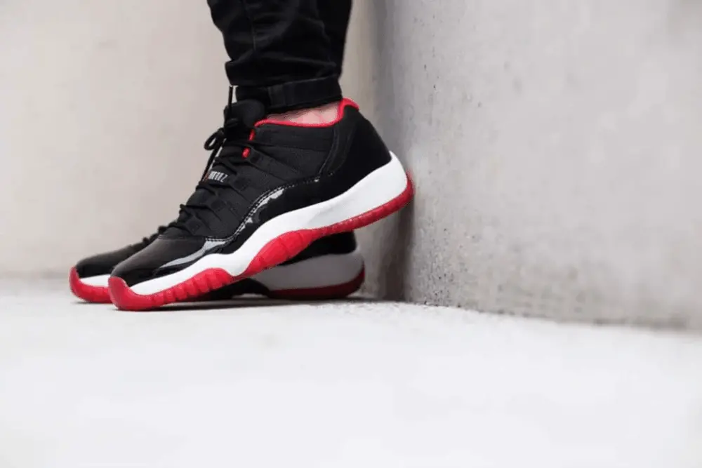 Giày Nike Air Jordan 11 Retro Low BG 'Bred' 528896-012 - Ảnh 4