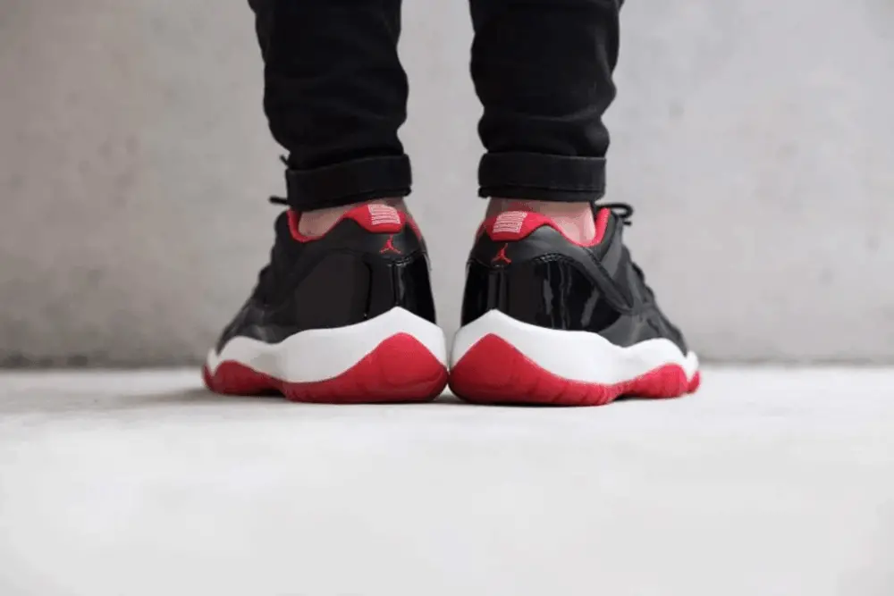 Giày Nike Air Jordan 11 Retro Low BG 'Bred' 528896-012 - Ảnh 5