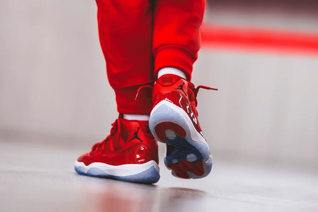 Giày Nike Air Jordan 11 Retro GS 'Win Like '96' 378038-623 - Ảnh 5