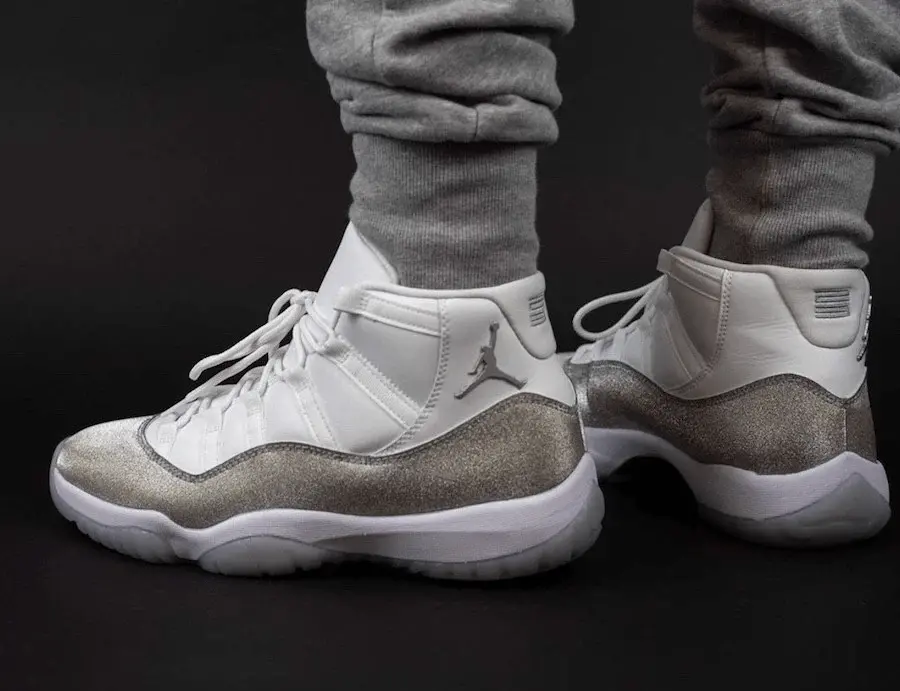Giày Nike Wmns Air Jordan 11 Retro 'Vast Grey' AR0715-100 - Ảnh 4