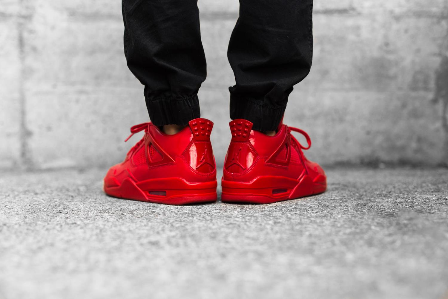 Giày Nike Air Jordan 11LAB4 'Red Patent Leather' 719864-600 - Ảnh 3