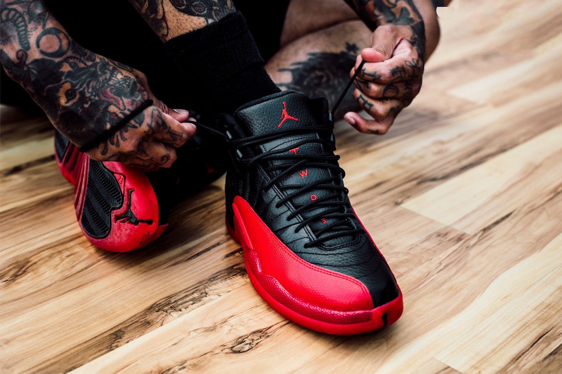 Giày Nike Air Jordan 12 Retro 'Flu Game 2016' 153265-002 - Ảnh 5