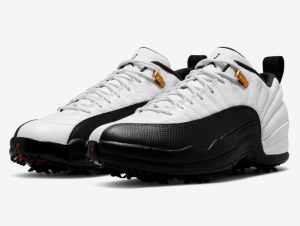 Alternative view of Giày Nike Air Jordan 12 Low 'White and Black' DH4120-100