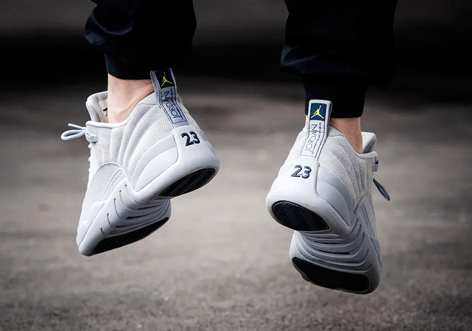 Giày Nike Air Jordan 12 Low Retro 'Wolf Grey' 308317-002 - Ảnh 4