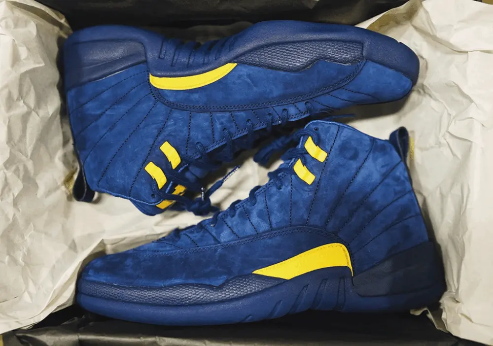 Giày Nike Air Jordan 12 Retro 'Michigan' BQ3180-407 - Ảnh 3