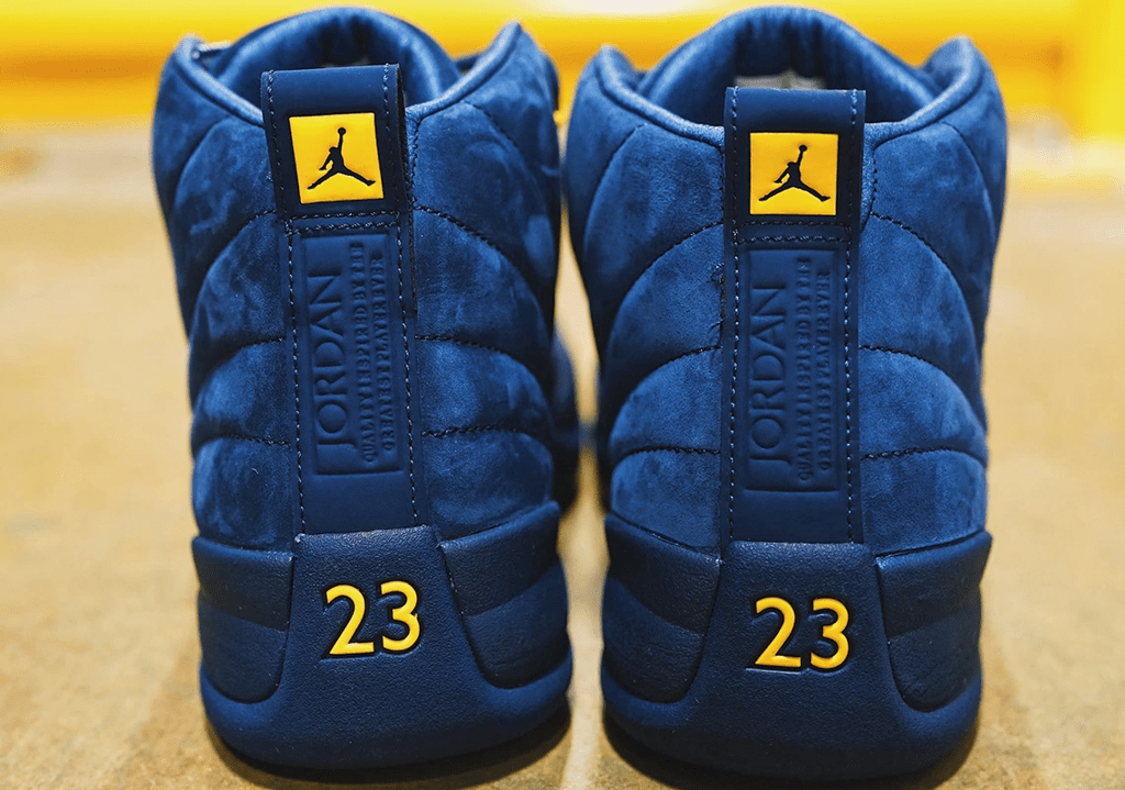 Giày Nike Air Jordan 12 Retro 'Michigan' BQ3180-407 - Ảnh 7
