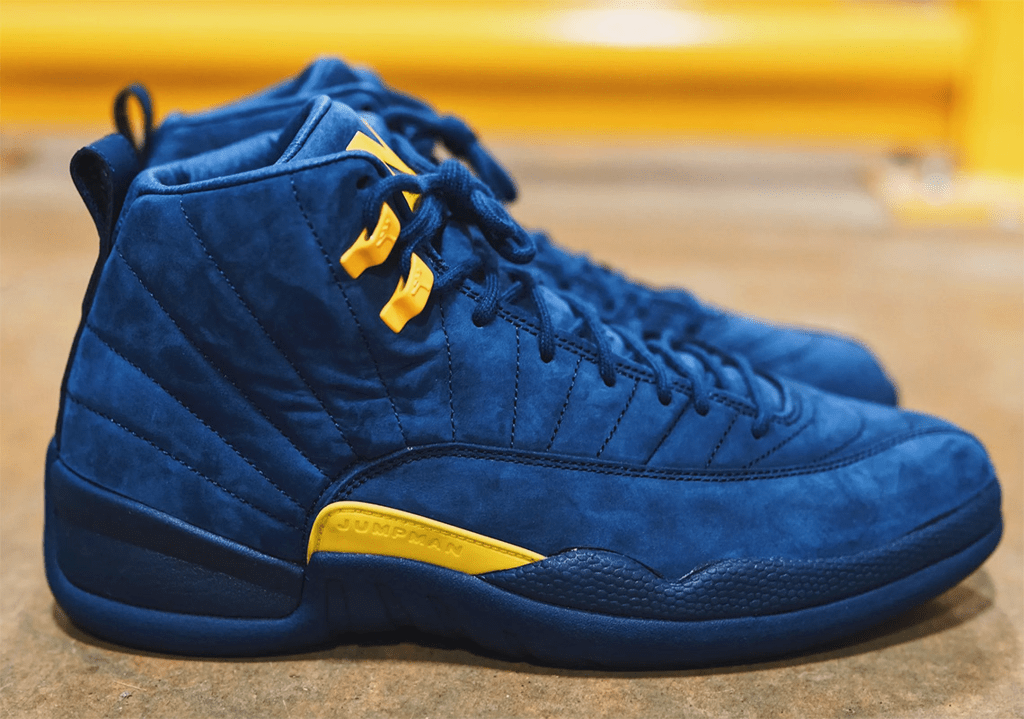 Giày Nike Air Jordan 12 Retro 'Michigan' BQ3180-407 - Ảnh 2