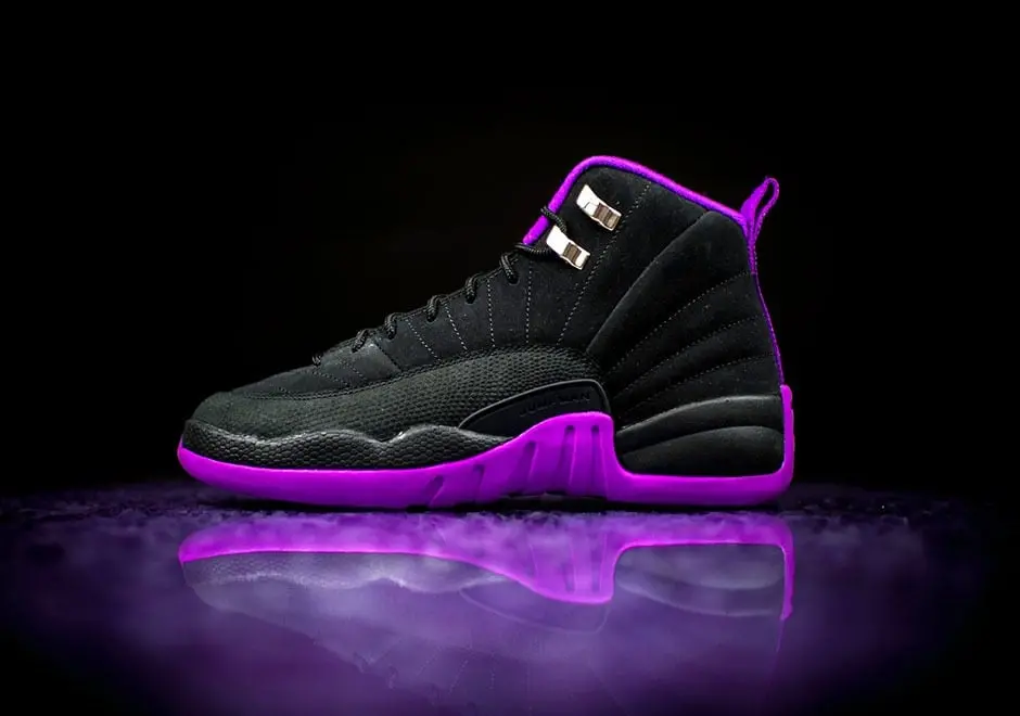 Giày Nike Air Jordan 12 Retro GG 'Hyper Violet' 510815-018 - Ảnh 4