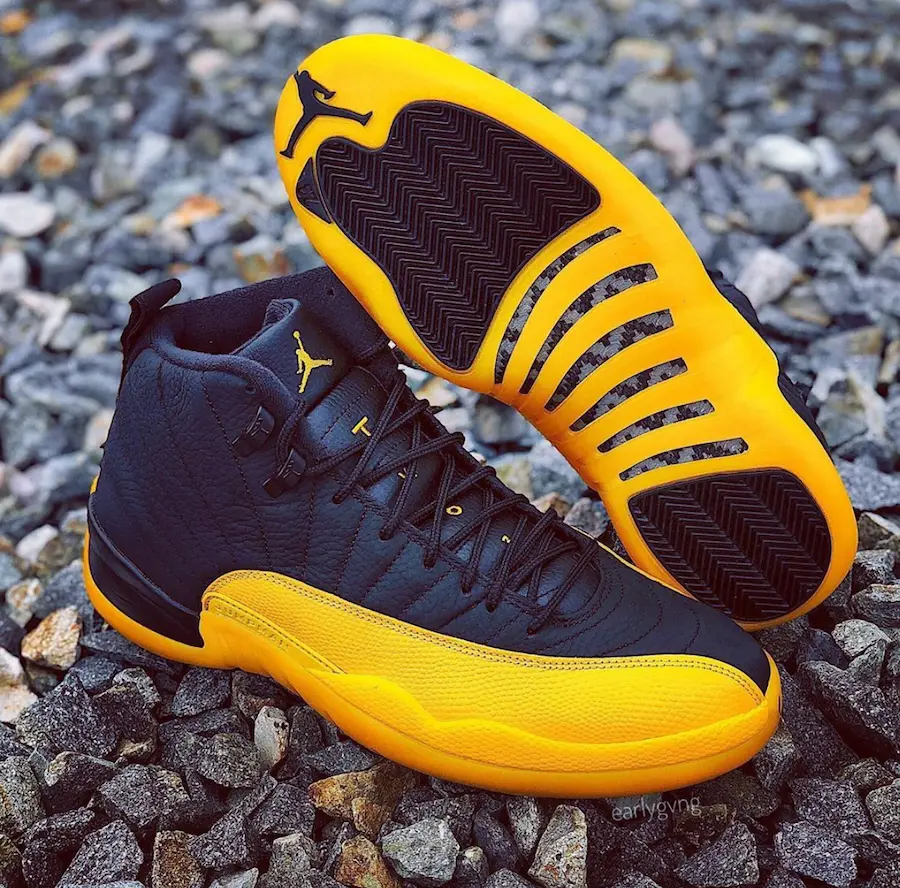 Alternative view of Giày Nike Air Jordan 12 Retro 'University Gold' 130690-070