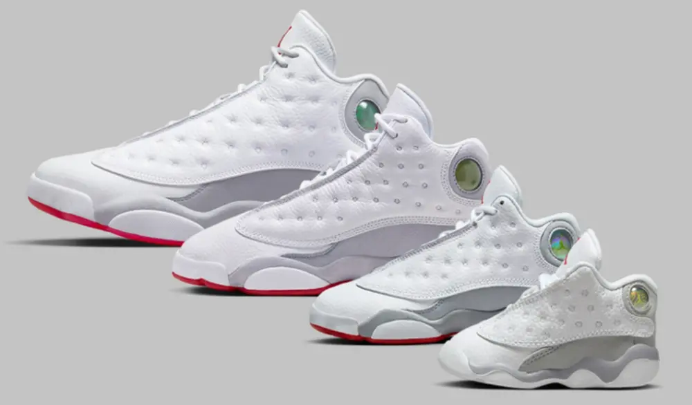 Giày Nike Air Jordan 13 Retro 'Wolf Grey' 414571-160 - Ảnh 7