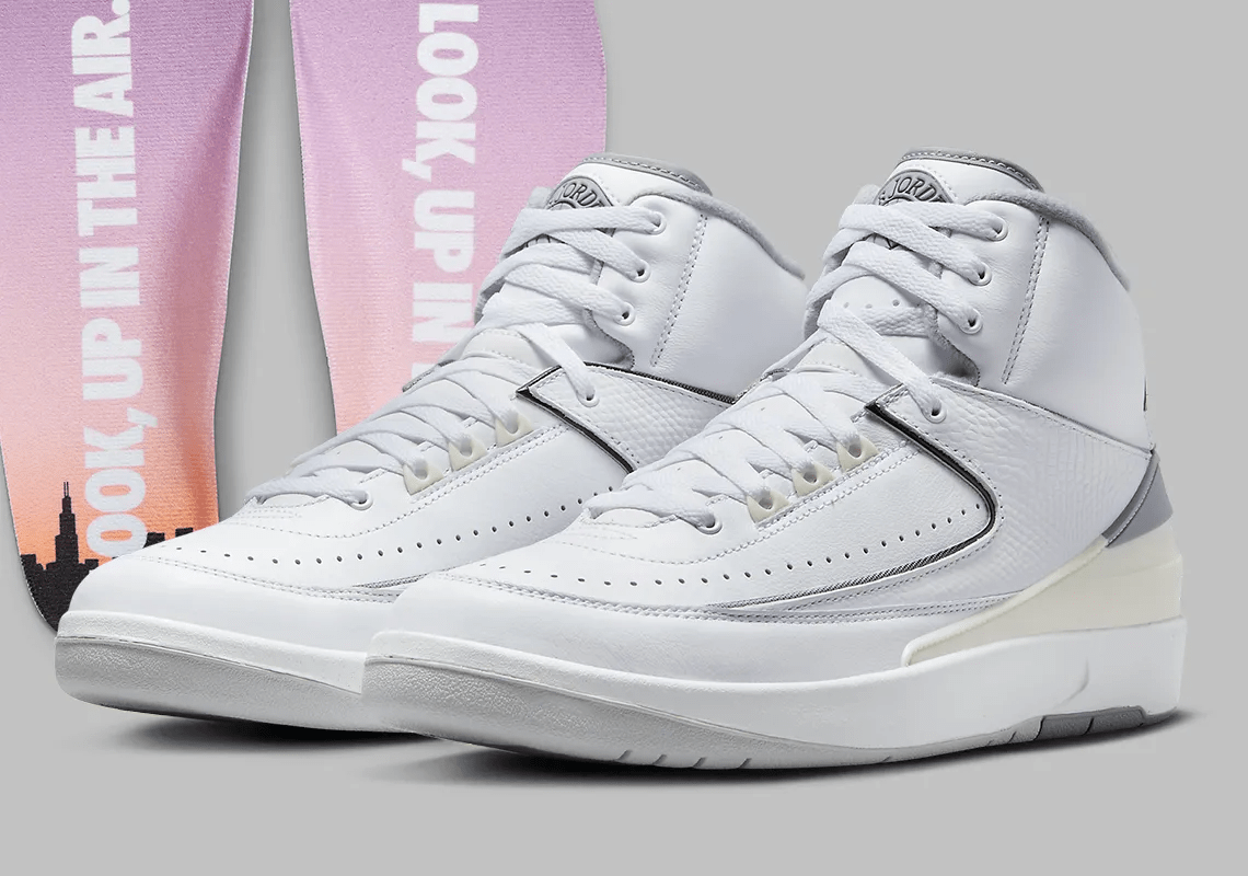 Giày Nike Air Jordan 2 Retro 'Cement Grey' DR8884-100 - Ảnh 5