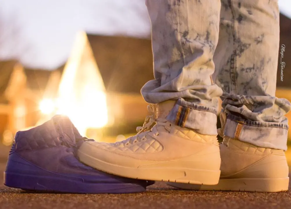 Giày Nike Just Don x Air Jordan 2 Retro 'Beach' 834825-250 - Ảnh 3