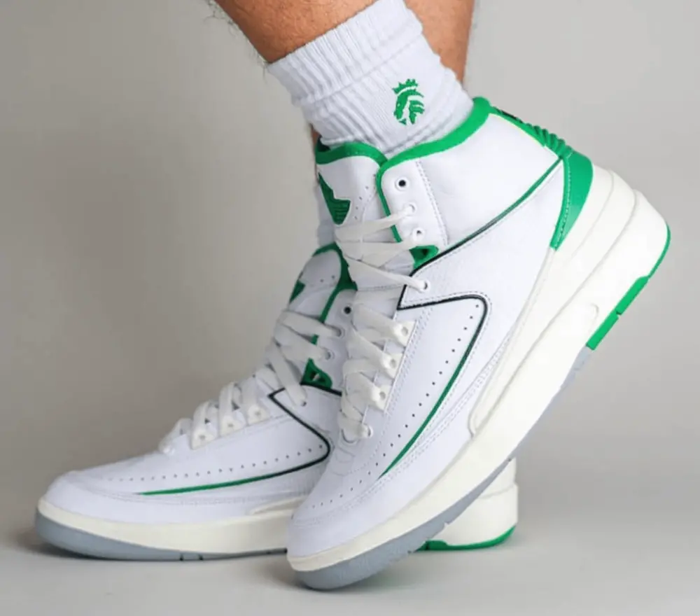 Giày Nike Jordan 2 Retro 'Lucky Green' DQ8562-103 - Ảnh 5