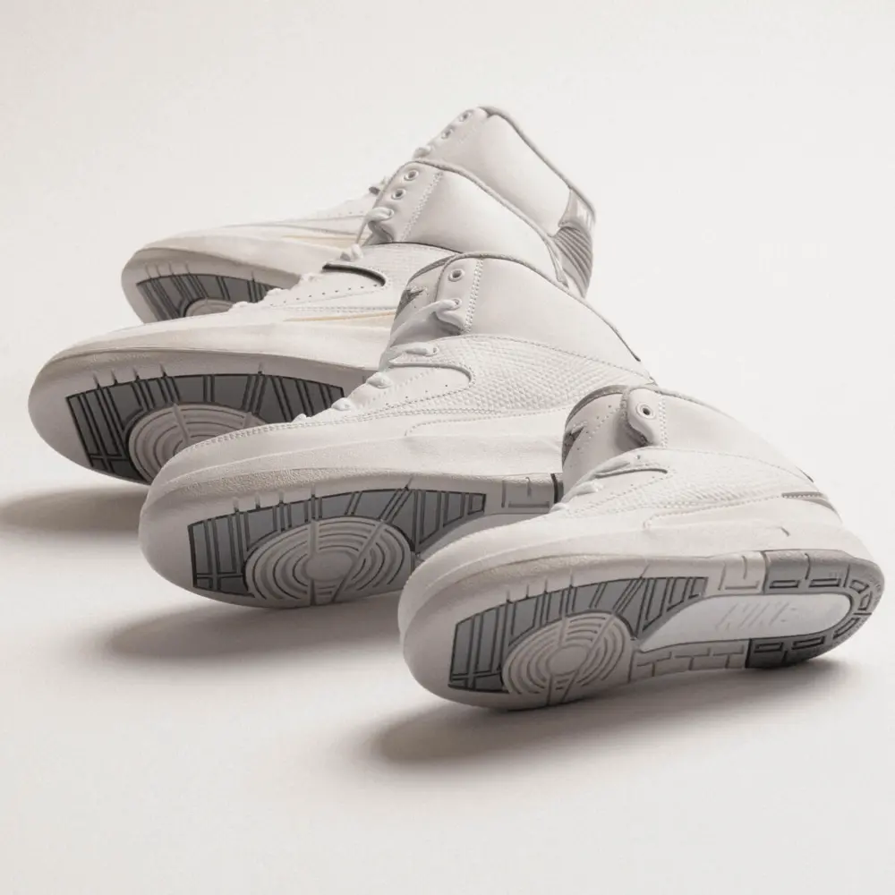 Giày Nike Air Jordan 2 Retro GS 'Cement Grey' DQ8562-100 - Ảnh 5