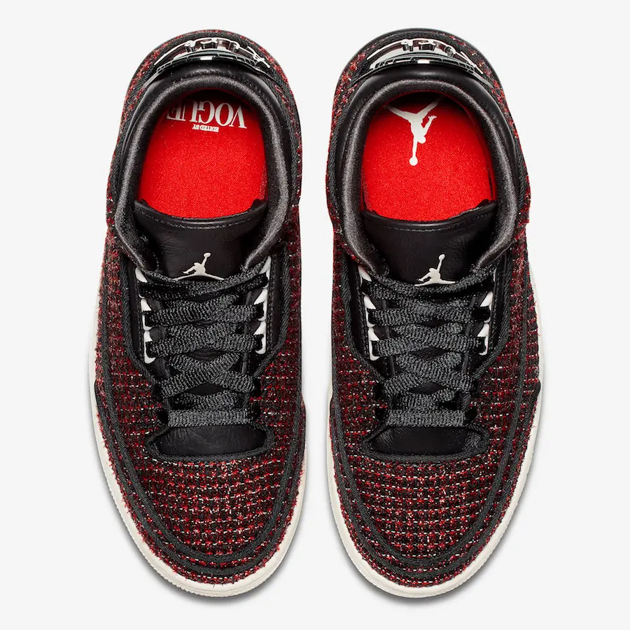 Giày Nike Air Jordan 3 Retro 'University Red' BQ3195-601 - Ảnh 7
