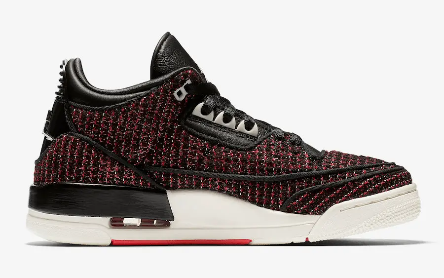 Alternative view of Giày Nike Air Jordan 3 Retro 'University Red' BQ3195-601