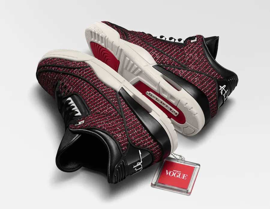 Giày Nike Air Jordan 3 Retro 'University Red' BQ3195-601 - Ảnh 6