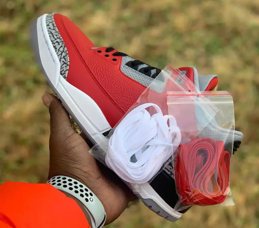 Giày Nike Jordan 3 Retro SE Unite 'Fire Red' CK5692-600 - Ảnh 3