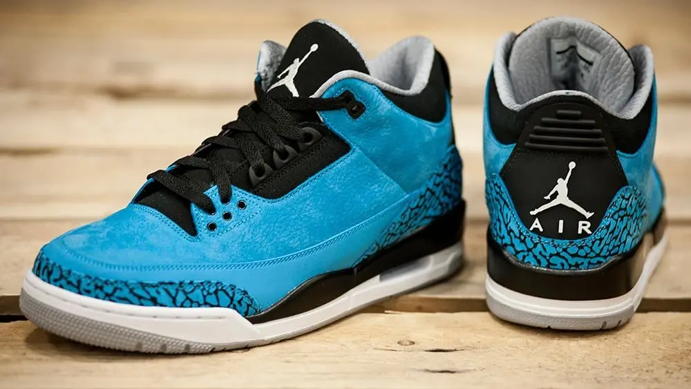 Giày Nike Air Jordan 3 Retro 'Powder Blue' 136064-406 - Ảnh 3