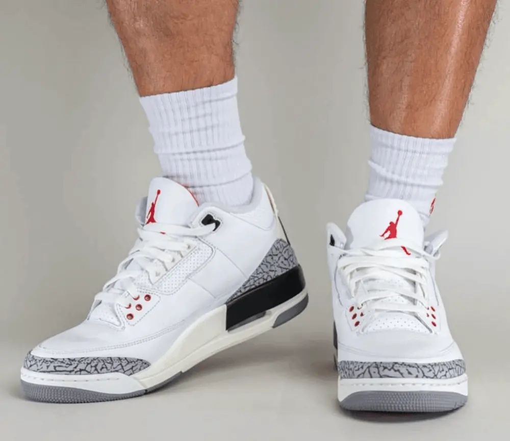 Giày Nike Air Jordan 3 Retro GS 'White Cement' DM0967-100 - Ảnh 3