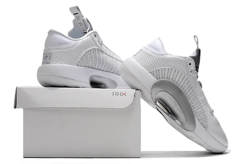 Giày Nike Air Jordan 35 Low PF 'White Metallic Silver' CW2459-100 - Ảnh 4